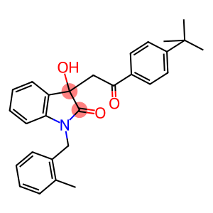 3-[2-(4-tert-butylphenyl)-2-oxoethyl]-3-hydroxy-1-(2-methylbenzyl)-1,3-dihydro-2H-indol-2-one