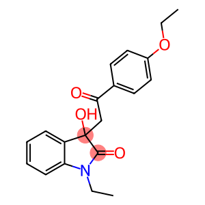 3-[2-(4-ethoxyphenyl)-2-oxoethyl]-1-ethyl-3-hydroxy-1,3-dihydro-2H-indol-2-one