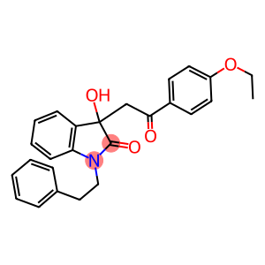 3-[2-(4-ethoxyphenyl)-2-oxoethyl]-3-hydroxy-1-(2-phenylethyl)-1,3-dihydro-2H-indol-2-one