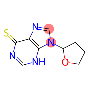 6-mercapto-9-(tetrahydro-2-furyl)purine