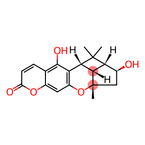 1H,7H-4,6-Dioxacyclobut[1,7]indeno[5,6-b]naphthalen-7-one, 1a,2,3,3a,10b,10c-hexahydro-2,10-dihydroxy-1,1,3a-trimethyl-, [1aR-(1aα,2α,3aα,10bα,10cα)]- (9CI)