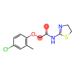 2-(4-氯-2-甲基苯氧基)-N-(4,5-二氢噻唑-2-基)乙酰胺