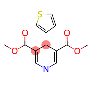 dimethyl 1-methyl-4-(3-thienyl)-1,4-dihydro-3,5-pyridinedicarboxylate