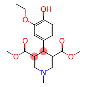 dimethyl 4-(3-ethoxy-4-hydroxyphenyl)-1-methyl-1,4-dihydro-3,5-pyridinedicarboxylate