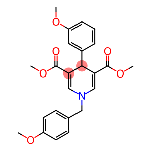 dimethyl 1-(4-methoxybenzyl)-4-(3-methoxyphenyl)-1,4-dihydro-3,5-pyridinedicarboxylate