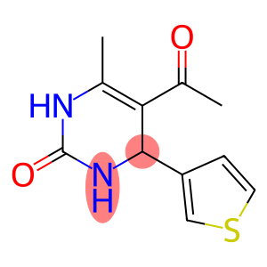 2(1H)-Pyrimidinone, 5-acetyl-3,4-dihydro-6-methyl-4-(3-thienyl)-