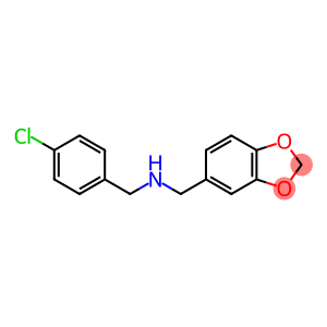 (1,3-BENZODIOXOL-5-YLMETHYL)(4-CHLOROBENZYL)AMINE