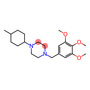 1-(4-methylcyclohexyl)-4-(3,4,5-trimethoxybenzyl)piperazine