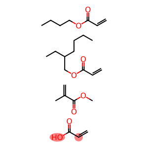 2-Propenoic acid, 2-methyl-, methyl ester, polymer with butyl 2-propenoate, 2-ethylhexyl 2-propenoate and 2-propenoic acid