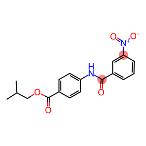 isobutyl 4-({3-nitrobenzoyl}amino)benzoate