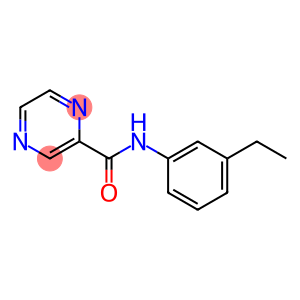 Pyrazinecarboxamide, N-(3-ethylphenyl)- (9CI)