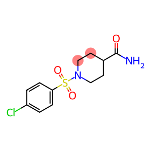 1-[(4-chlorophenyl)sulfonyl]piperidine-4-carboxamide