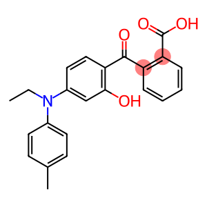 Benzoic acid, 2-[4-[ethyl(4-methylphenyl)amino]-2-hydroxybenzoyl]-