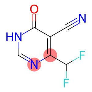 5-Pyrimidinecarbonitrile, 4-(difluoromethyl)-1,6-dihydro-6-oxo-
