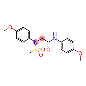 2-[4-methoxy(methylsulfonyl)anilino]-N-(4-methoxyphenyl)acetamide