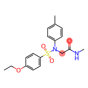 2-{[(4-ethoxyphenyl)sulfonyl]-4-methylanilino}-N-methylacetamide