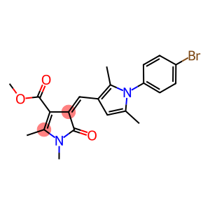 methyl 4-{[1-(4-bromophenyl)-2,5-dimethyl-1H-pyrrol-3-yl]methylene}-1,2-dimethyl-5-oxo-4,5-dihydro-1H-pyrrole-3-carboxylate