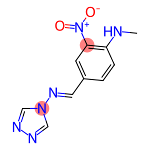 4-{[3-nitro-4-(methylamino)benzylidene]amino}-4H-1,2,4-triazole