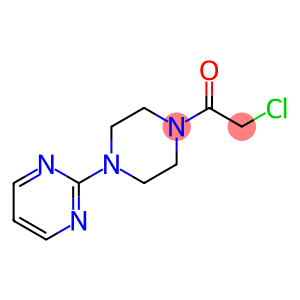 Piperazine, 1-(chloroacetyl)-4-(2-pyrimidinyl)- (9CI)