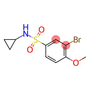 Benzenesulfonamide, 3-bromo-N-cyclopropyl-4-methoxy-