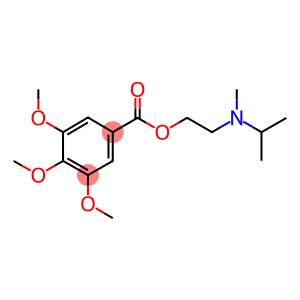 2-[isopropyl(methyl)amino]ethyl 3,4,5-trimethoxybenzoate