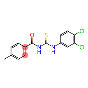 1-(3,4-DICHLOROPHENYL)-3-(4-METHYLBENZOYL)THIOUREA