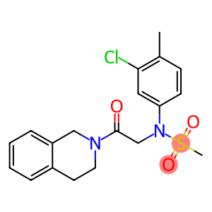 Methanesulfonamide, N-(3-chloro-4-methylphenyl)-N-[2-(3,4-dihydro-2(1H)-isoquinolinyl)-2-oxoethyl]-