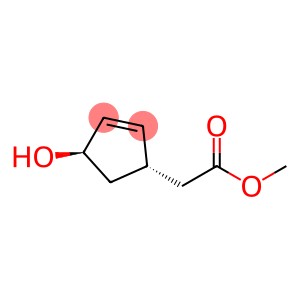 2-Cyclopentene-1-acetic acid, 4-hydroxy-, methyl ester, (1S,4R)-