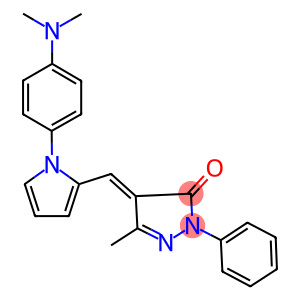 4-({1-[4-(dimethylamino)phenyl]-1H-pyrrol-2-yl}methylene)-5-methyl-2-phenyl-2,4-dihydro-3H-pyrazol-3-one