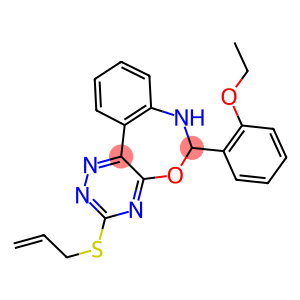 2-[3-(allylthio)-6,7-dihydro[1,2,4]triazino[5,6-d][3,1]benzoxazepin-6-yl]phenylethylether