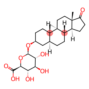 (3beta,5alpha)-17-Oxoandrostan-3-yl beta-D-glucopyranosiduronic acid