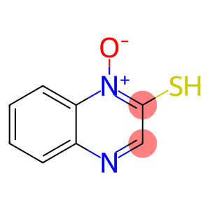 2-Quinoxalinethiol,  1-oxide