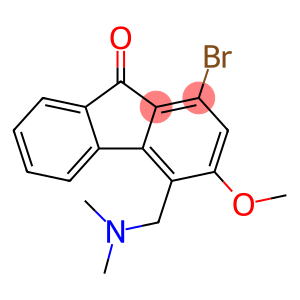 9H-Fluoren-9-one, 1-bromo-4-[(dimethylamino)methyl]-3-methoxy-