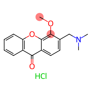 9H-Xanthen-9-one, 3-[(dimethylamino)methyl]-4-methoxy-, hydrochloride (1:1)