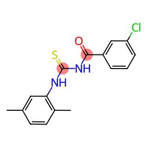 N-(3-chlorobenzoyl)-N'-(2,5-dimethylphenyl)thiourea