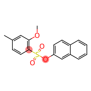 2-naphthyl 2-methoxy-4-methylbenzenesulfonate