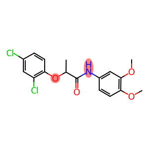 2-(2,4-dichlorophenoxy)-N-(3,4-dimethoxyphenyl)propanamide