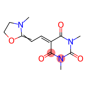 1,3-Dimethyl-5-[2-(3-methyloxazolidin-2-ylidene)ethylidene]pyrimidine-2,4,6-trione