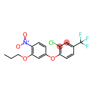 Benzene, 2-chloro-1-(4-nitro-3-propoxyphenoxy)-4-(trifluoromethyl)-