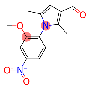 1-(2-Methoxy-4-nitrophenyl)-2,5-dimethyl-1h-pyrrole-3-carbaldehyde