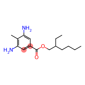 Benzoic acid, 3,5-diamino-4-methyl-, 2-ethylhexyl ester