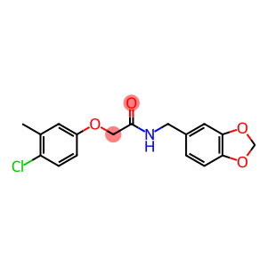 N-(1,3-benzodioxol-5-ylmethyl)-2-(4-chloro-3-methylphenoxy)acetamide