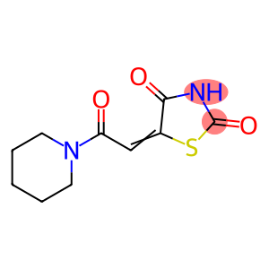 5-[2-oxo-2-(1-piperidinyl)ethylidene]-1,3-thiazolidine-2,4-dione