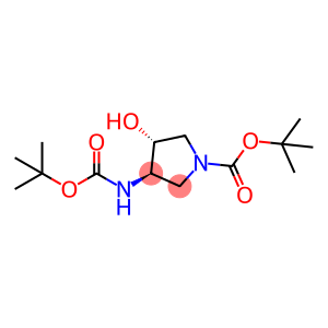 (3R,4R)-tert-butyl 3-(tert-butoxycarbonyl)-4-hydroxypyrrolidine-1-carboxylate