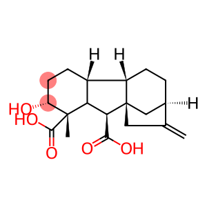 Gibbane-1,10-dicarboxylic acid, 2-hydroxy-1-methyl-8-methylene-, (1α,2α,4aα,4bβ,10β)-