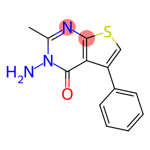 Thieno[2,3-d]pyrimidin-4(3H)-one, 3-amino-2-methyl-5-phenyl-