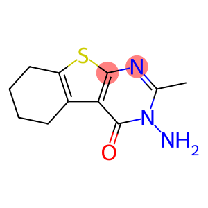 3-氨基-2-甲基-5,6,7,8-四氢[1]苯并噻吩[2,3-D]嘧啶-4(3H)-酮