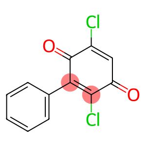 2,5-Cyclohexadiene-1,4-dione,2,5-dichloro-3-phenyl-