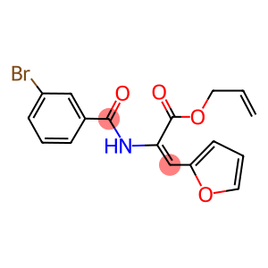 allyl 2-[(3-bromobenzoyl)amino]-3-(2-furyl)acrylate