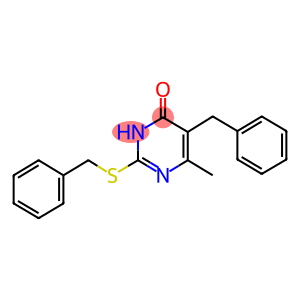 5-benzyl-2-(benzylsulfanyl)-6-methyl-4(3H)-pyrimidinone